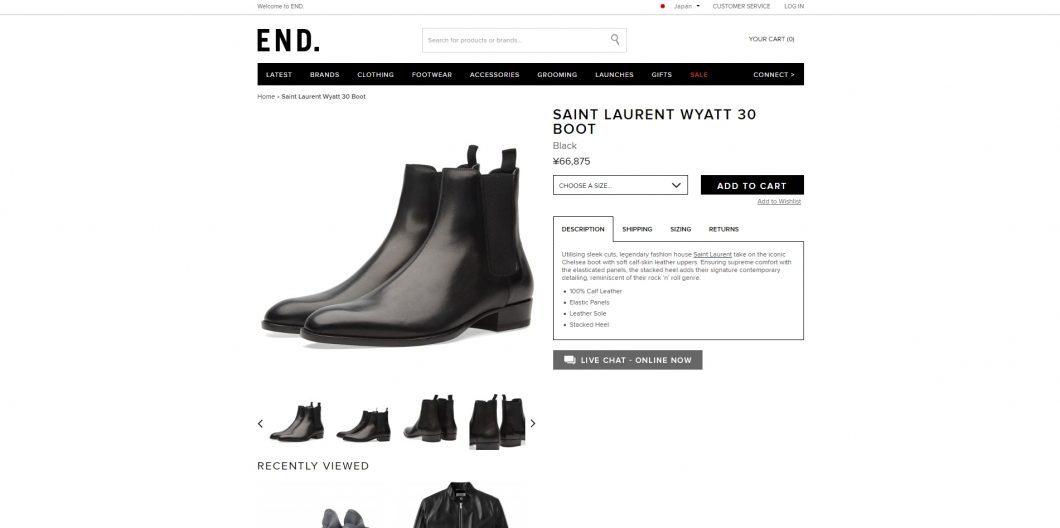 SAINT LAURENT hedi30 boots